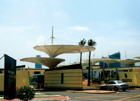 五指山膜结构案例